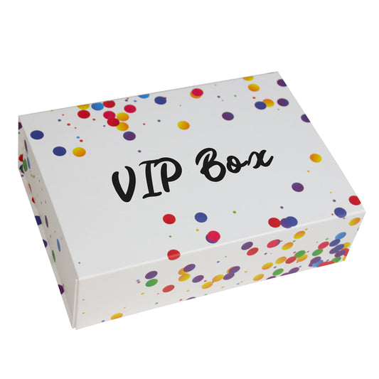 Confetti magneetdozen opdruk VIP Box